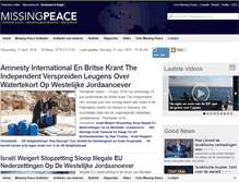 Tablet Screenshot of missingpeace.eu